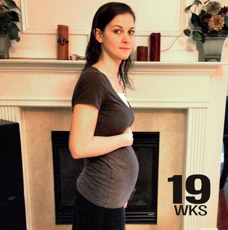 Baby bump, March 2012